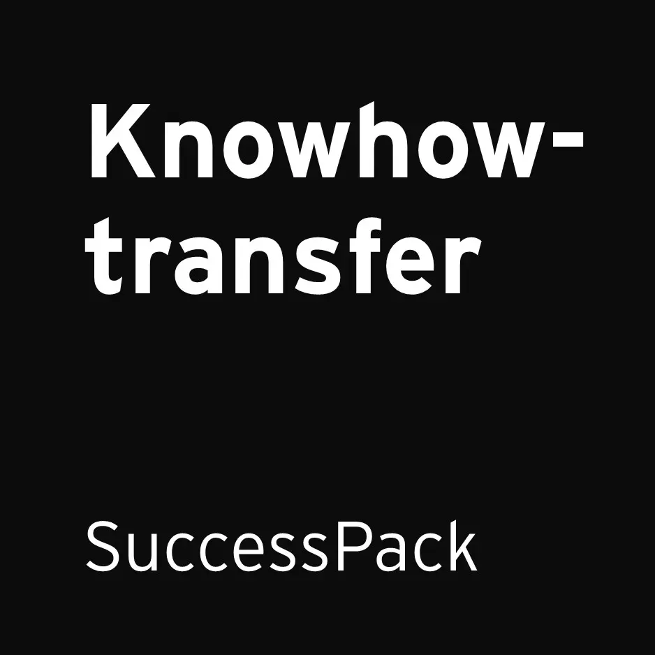◼️ Knowhowtransfer SuccessPack (10 Stunden)